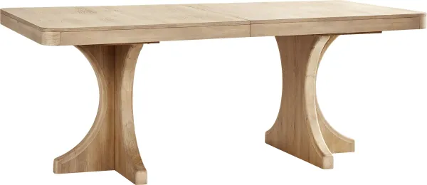 Callen Way Beige Trestle Dining Table