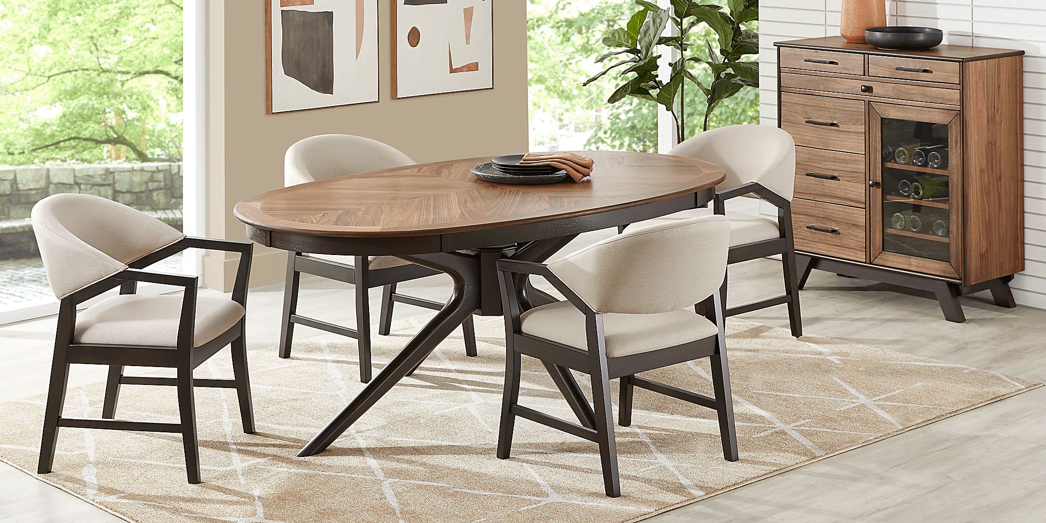 Palmetto Grove Walnut Dining Table