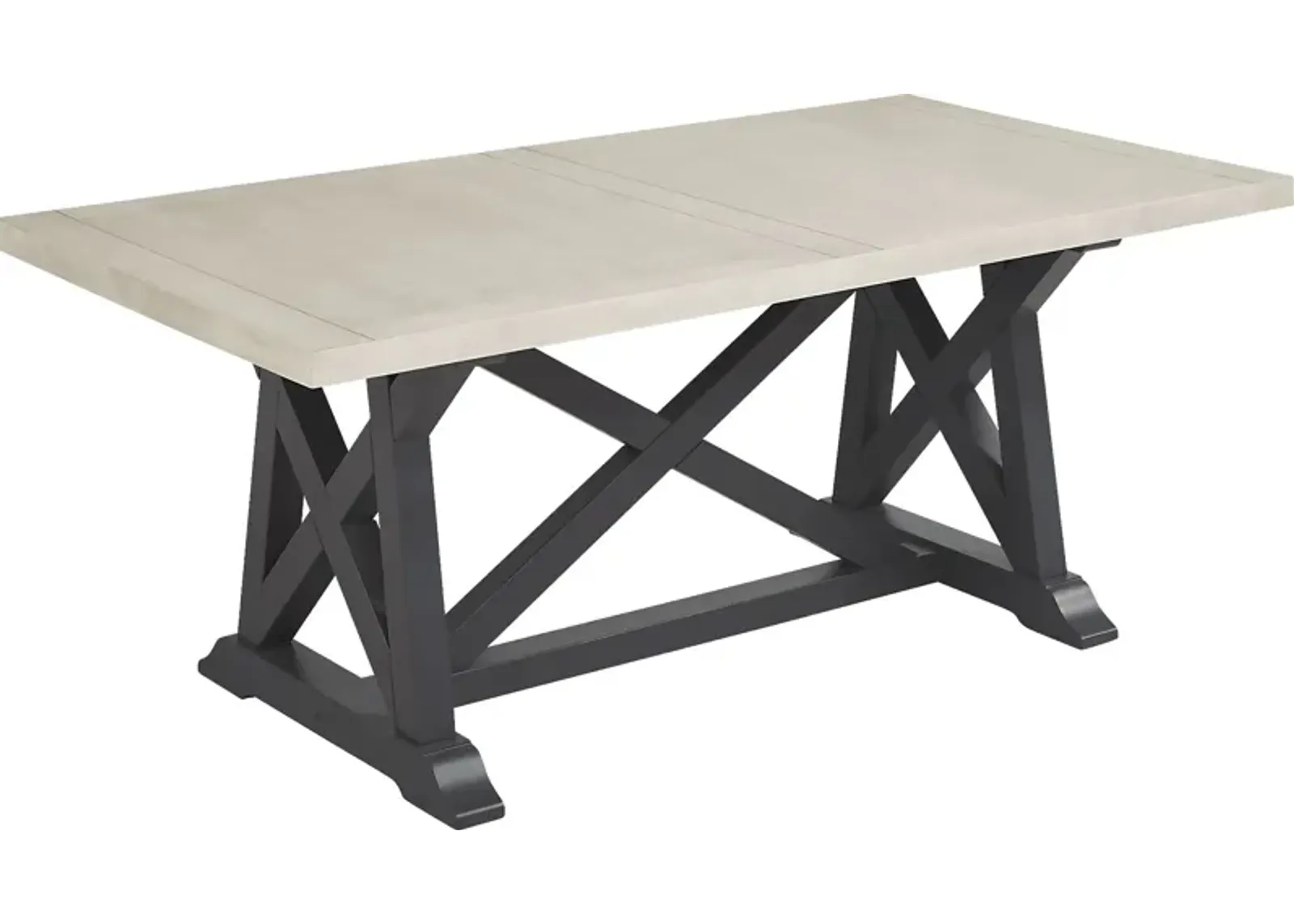 Hilton Head Graphite Trestle Dining Table