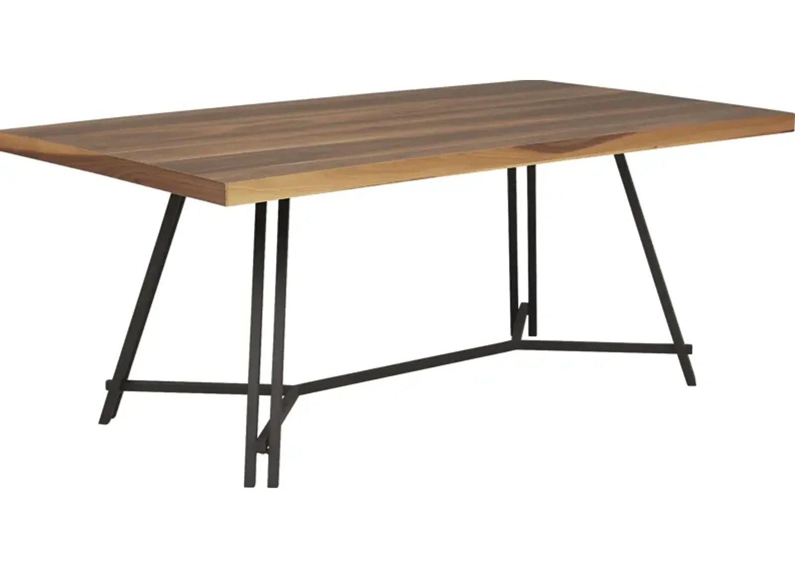 Loft Side Brown Rectangle Dining Table