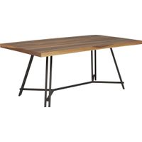 Loft Side Brown Rectangle Dining Table