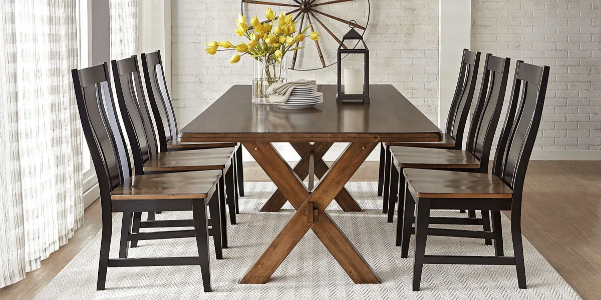 Twin Lakes Brown 5 Pc 72 in. Rectangle Dining Room