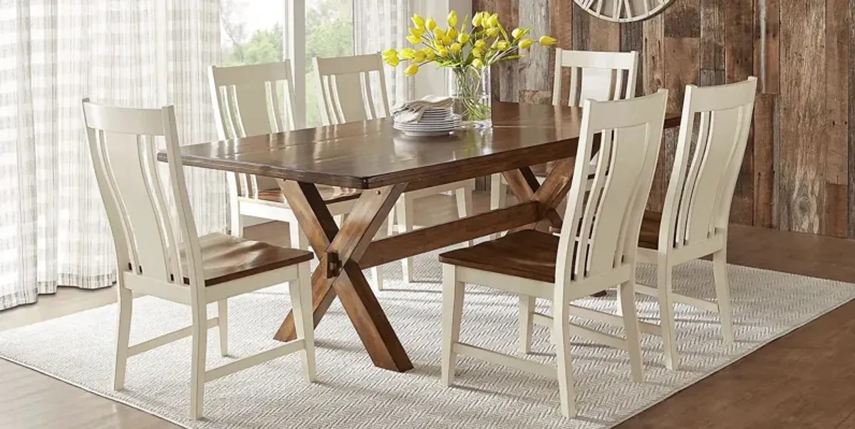 Twin Lakes Brown 5 Pc 72 in. Rectangle Dining Room