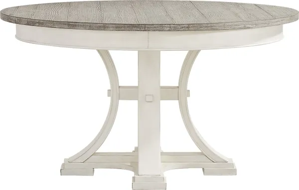 Lainey Cottage White Round Dining Table