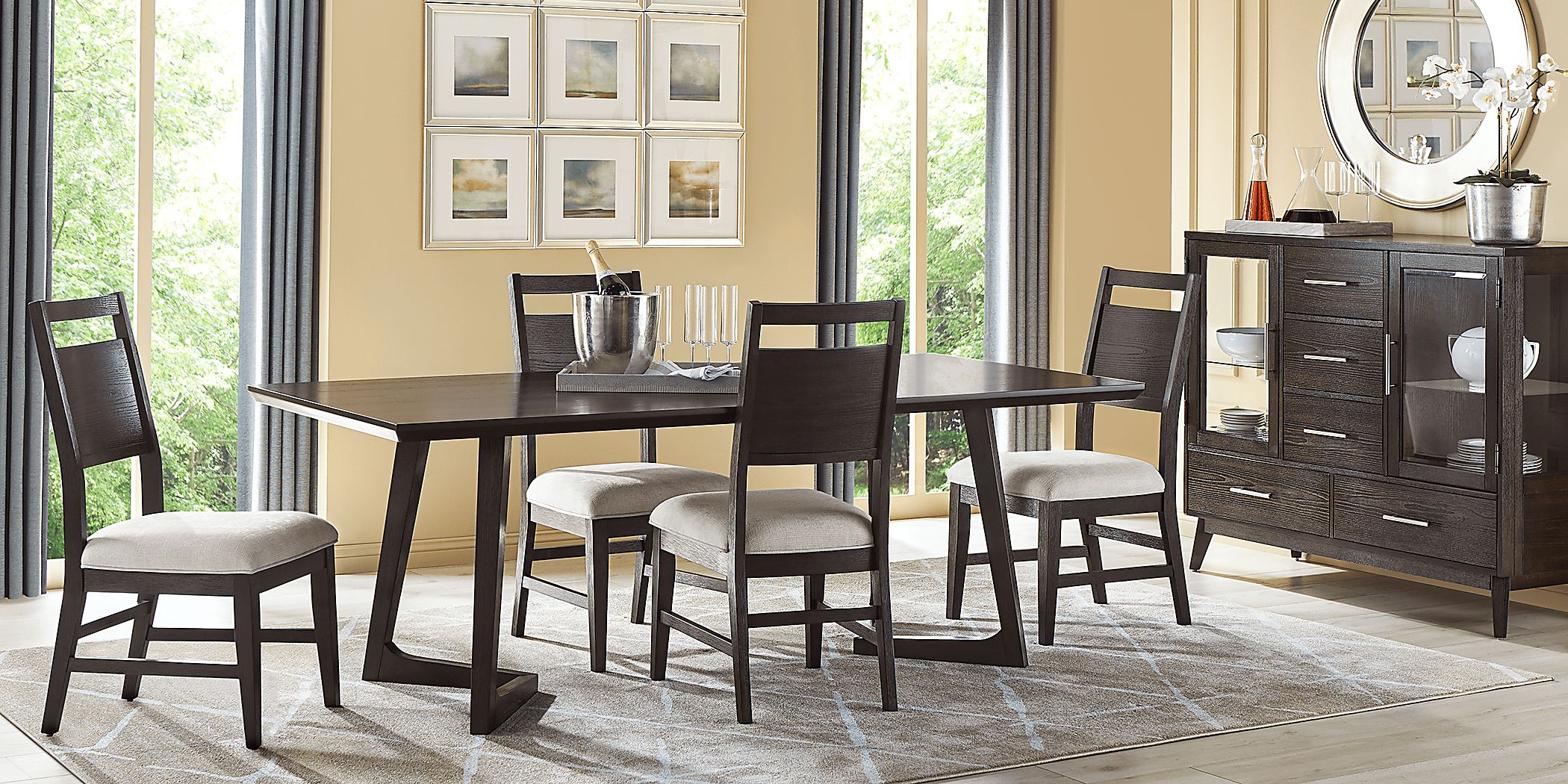 Ramore Espresso 5 Pc Dining Room