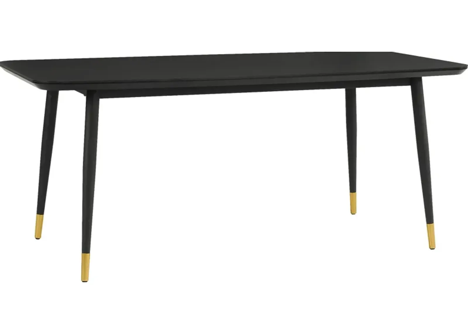 Portland Square Black Rectangle Dining Table