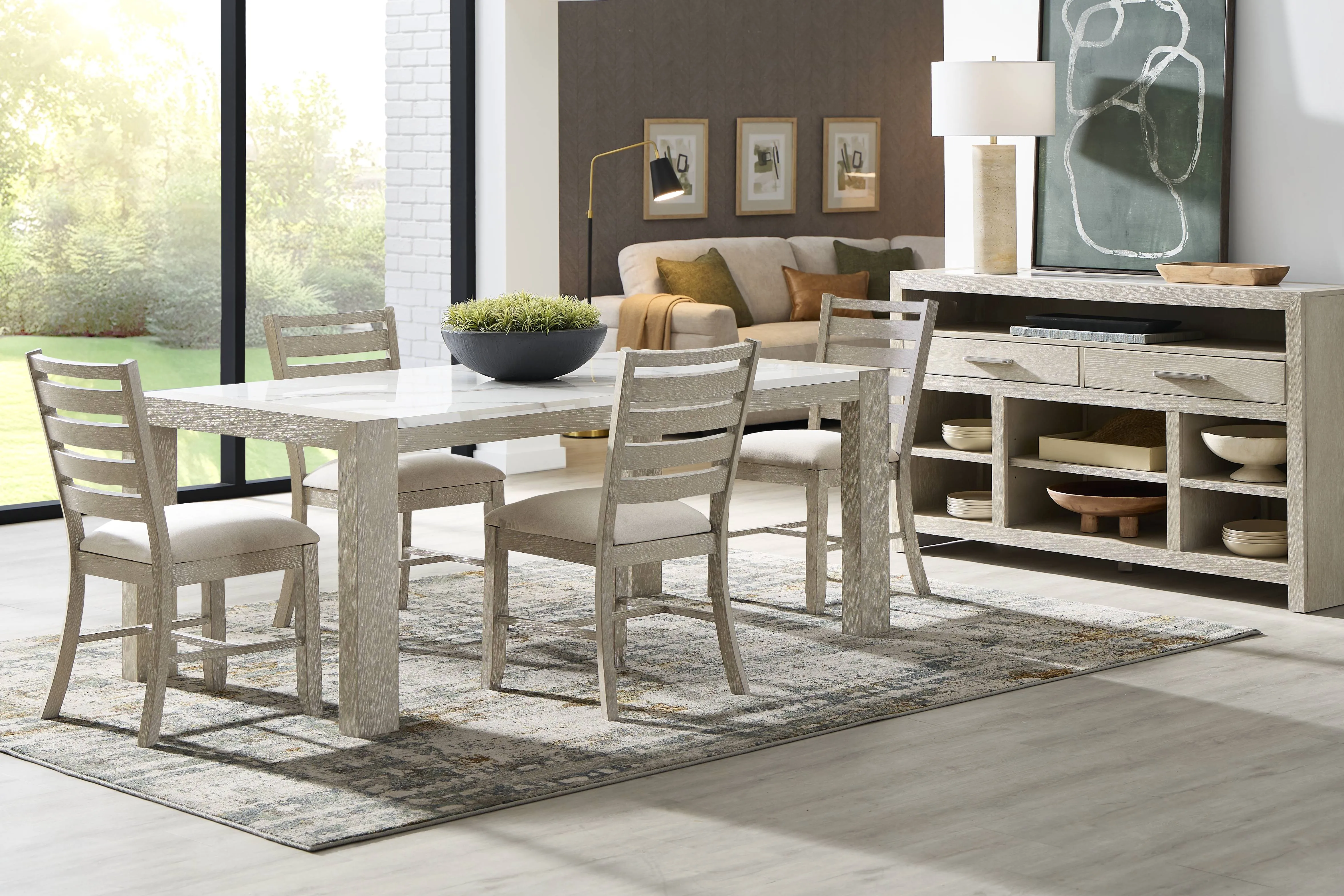 Pompei Gray 5 Pc Dining Room
