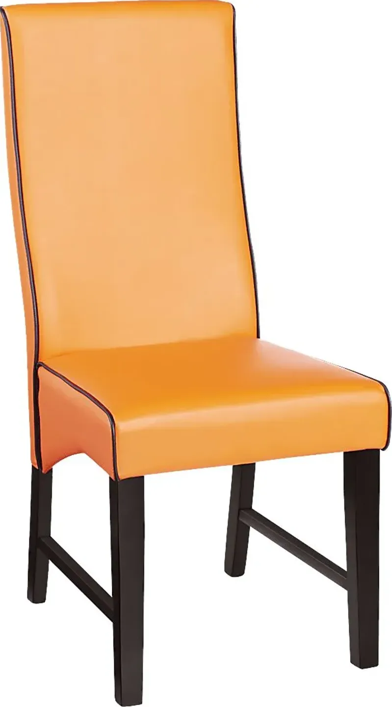 Galena Orange Side Chair