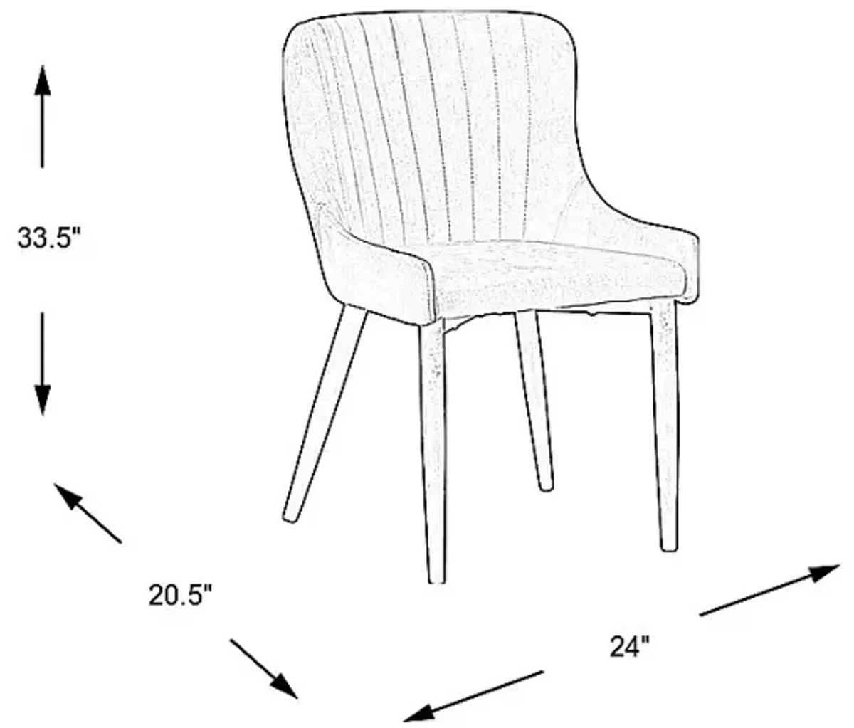 Emeric Emerald Side Chair