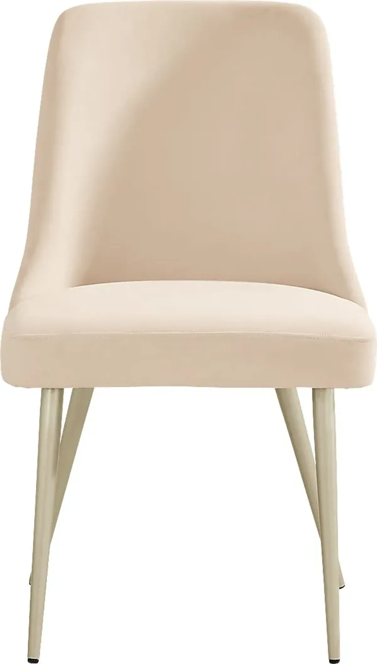 Calisi Brown 5 Pc Round Dining Room with Beige Chairs