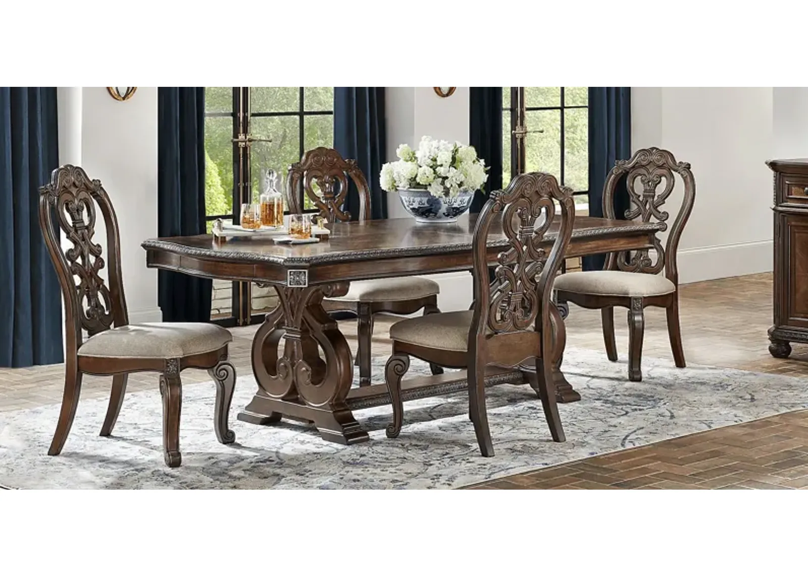 Stalton Estate Brown 5 Pc Dining Room