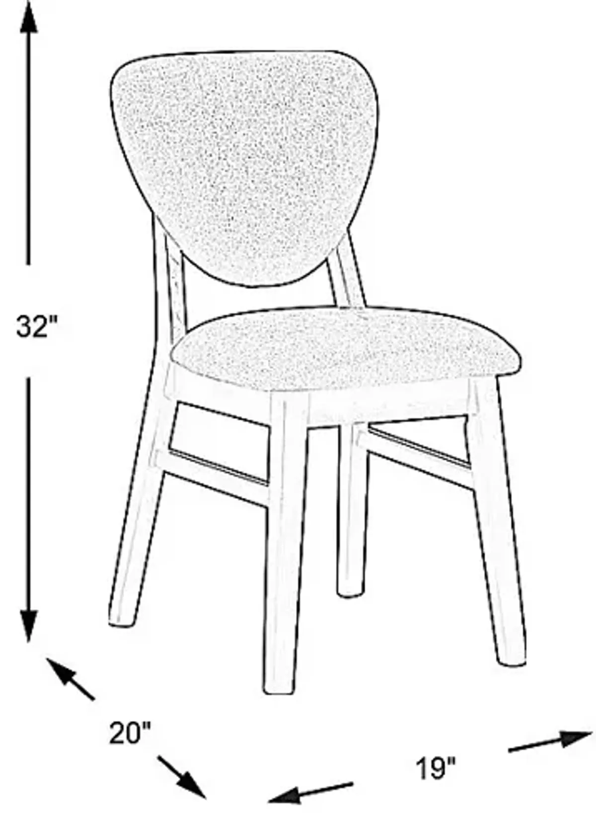 Melodina Sky Side Chair