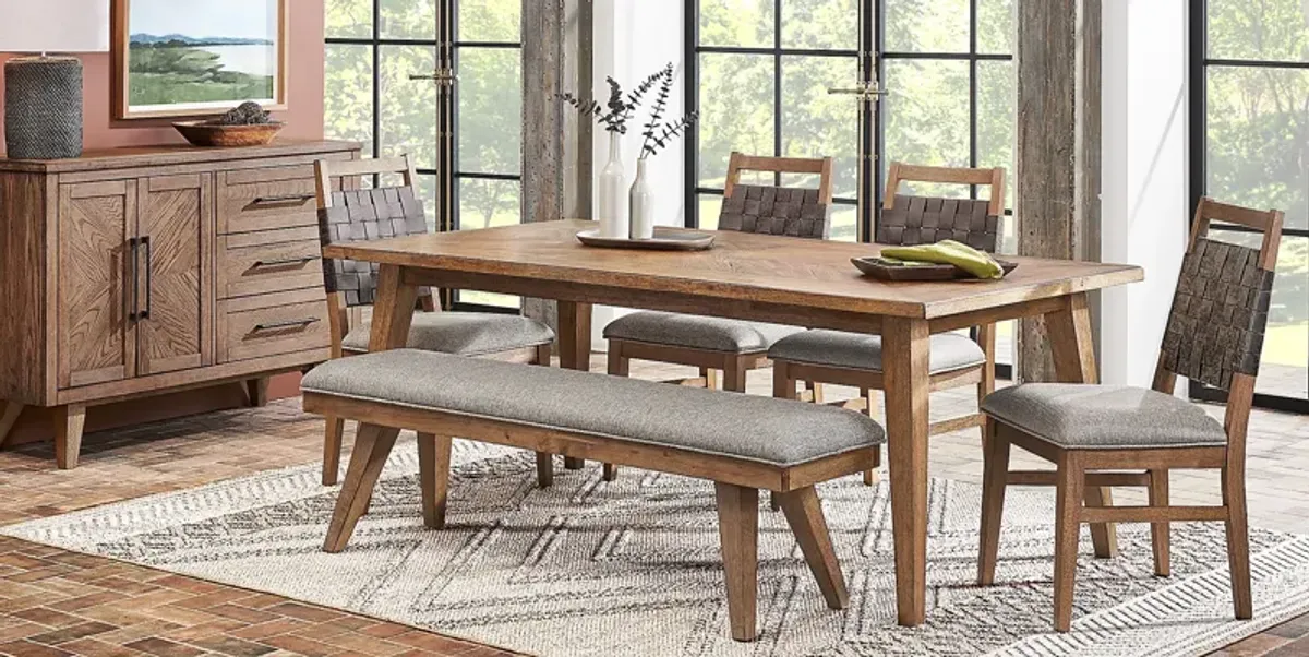 Helsinger Brown 6 Pc Rectangle Dining Room