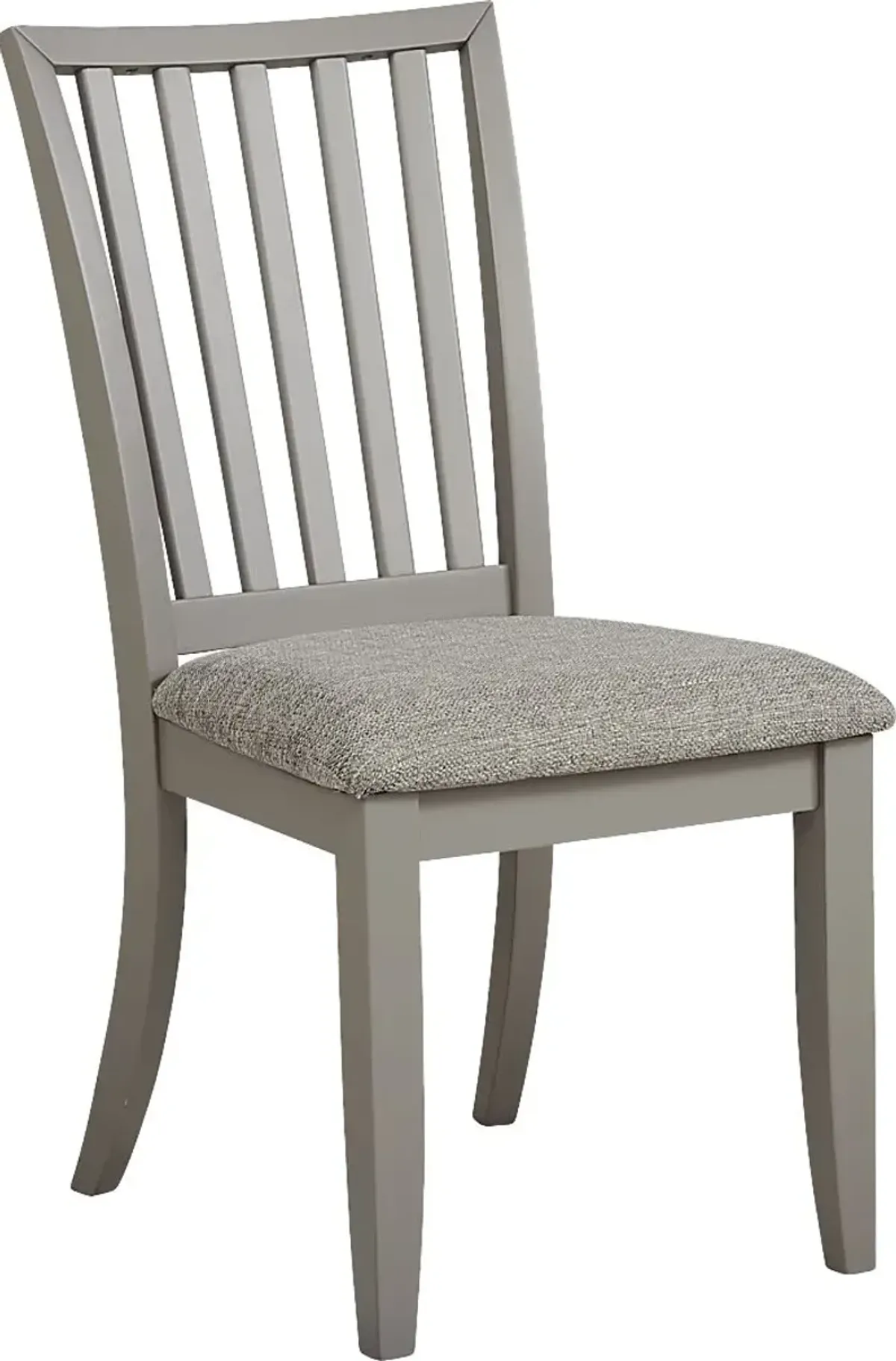 Hilton Head White 5 Pc Trestle Dining Room with Gray Chairs