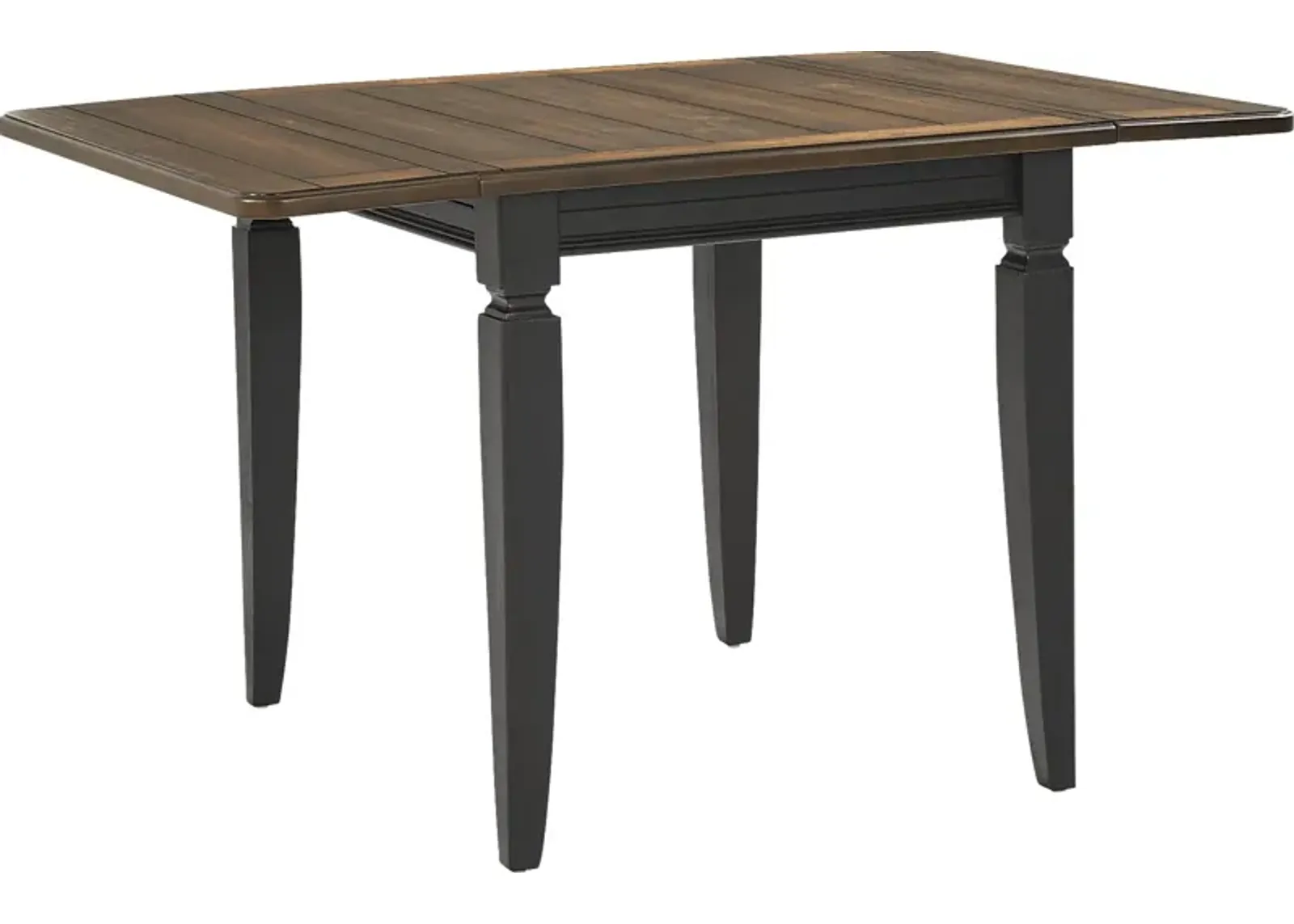 Country Lane Black Drop Leaf Dining Table