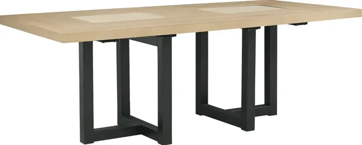 Hunter Springs Black Rectangle Dining Table