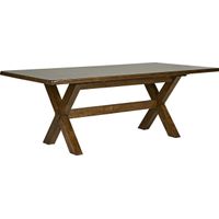 Twin Lakes Brown 84 in. Rectangle Table