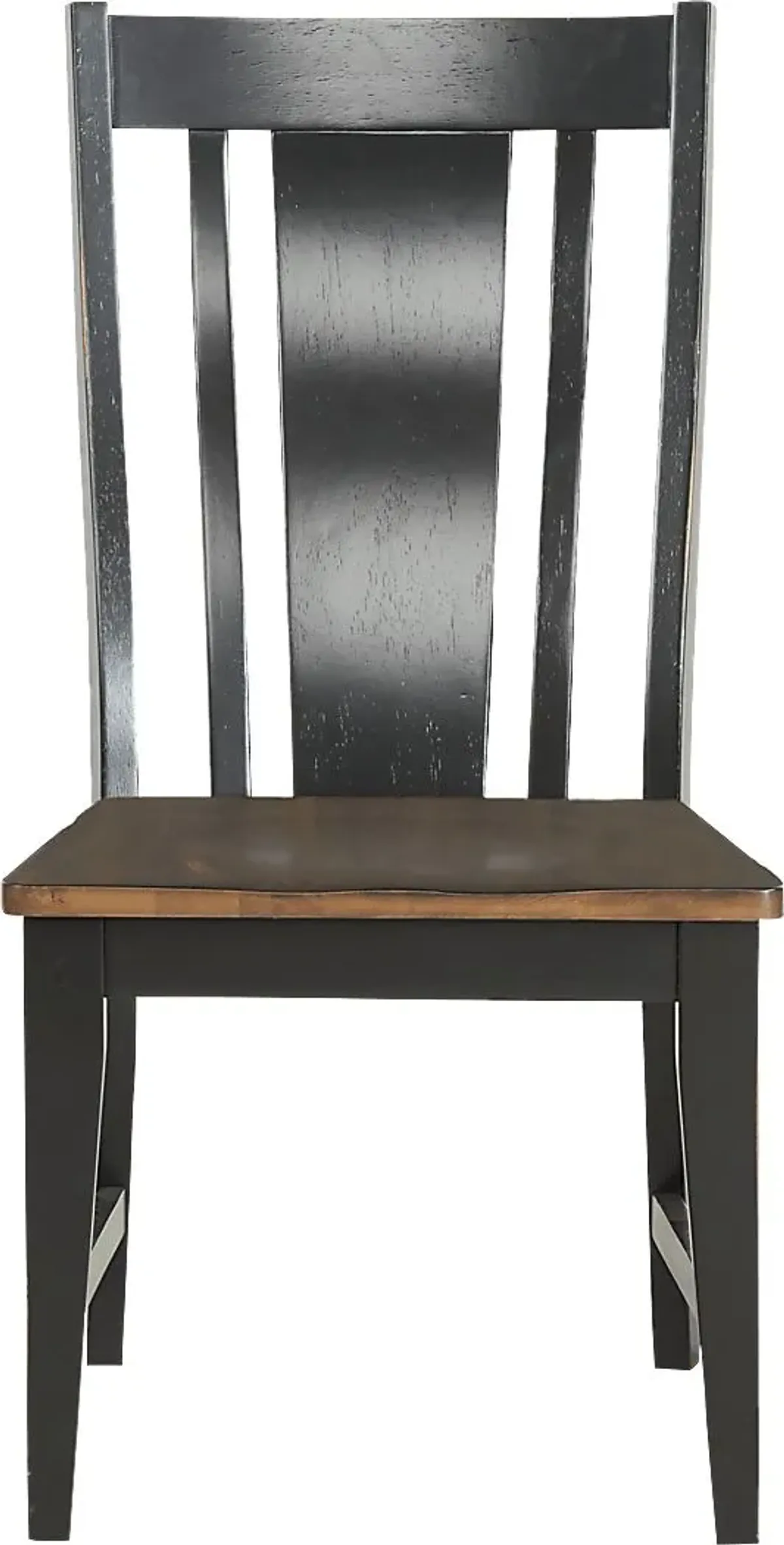 Twin Lakes Black Splat Back Side Chair