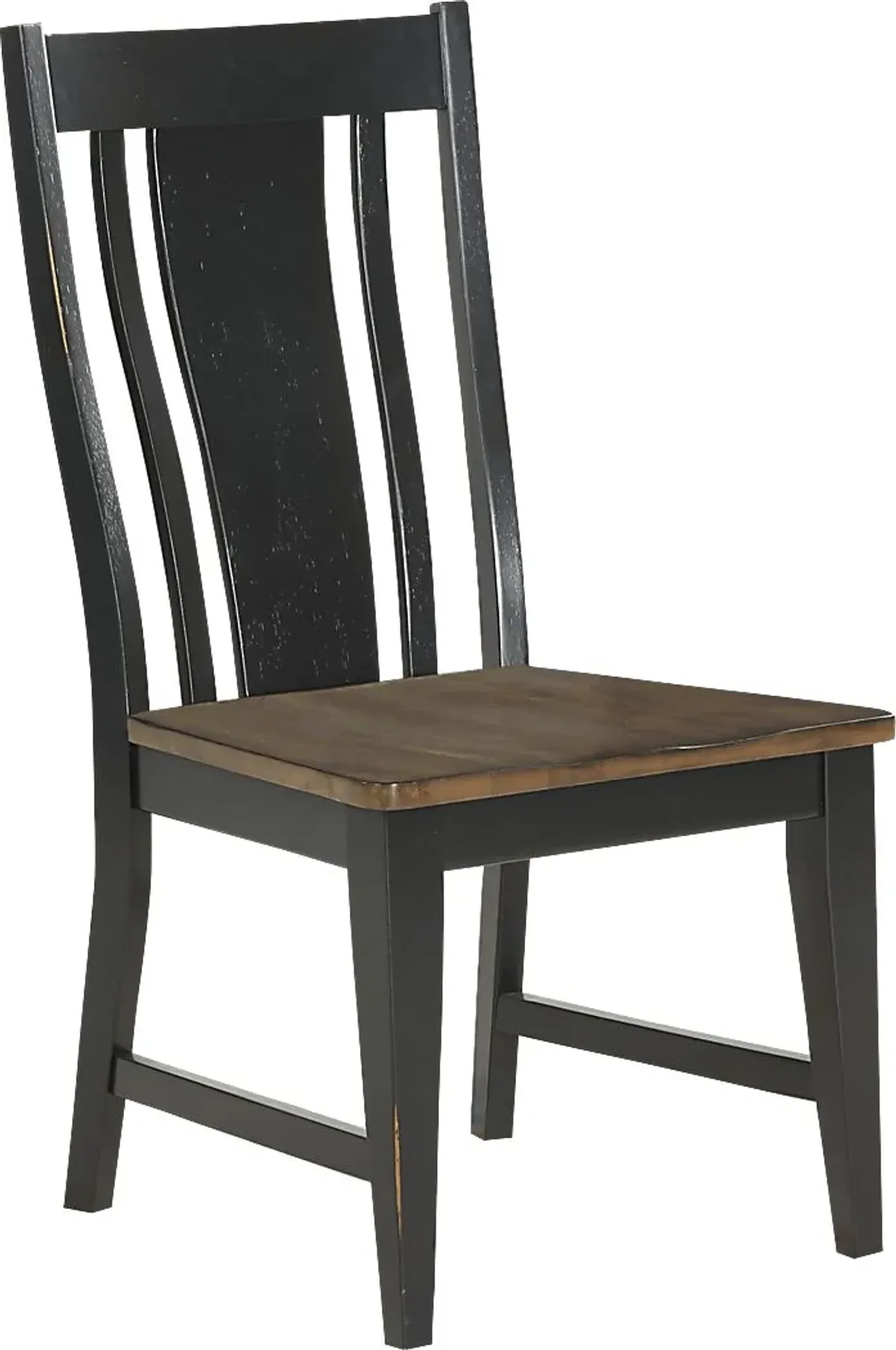 Twin Lakes Black Splat Back Side Chair