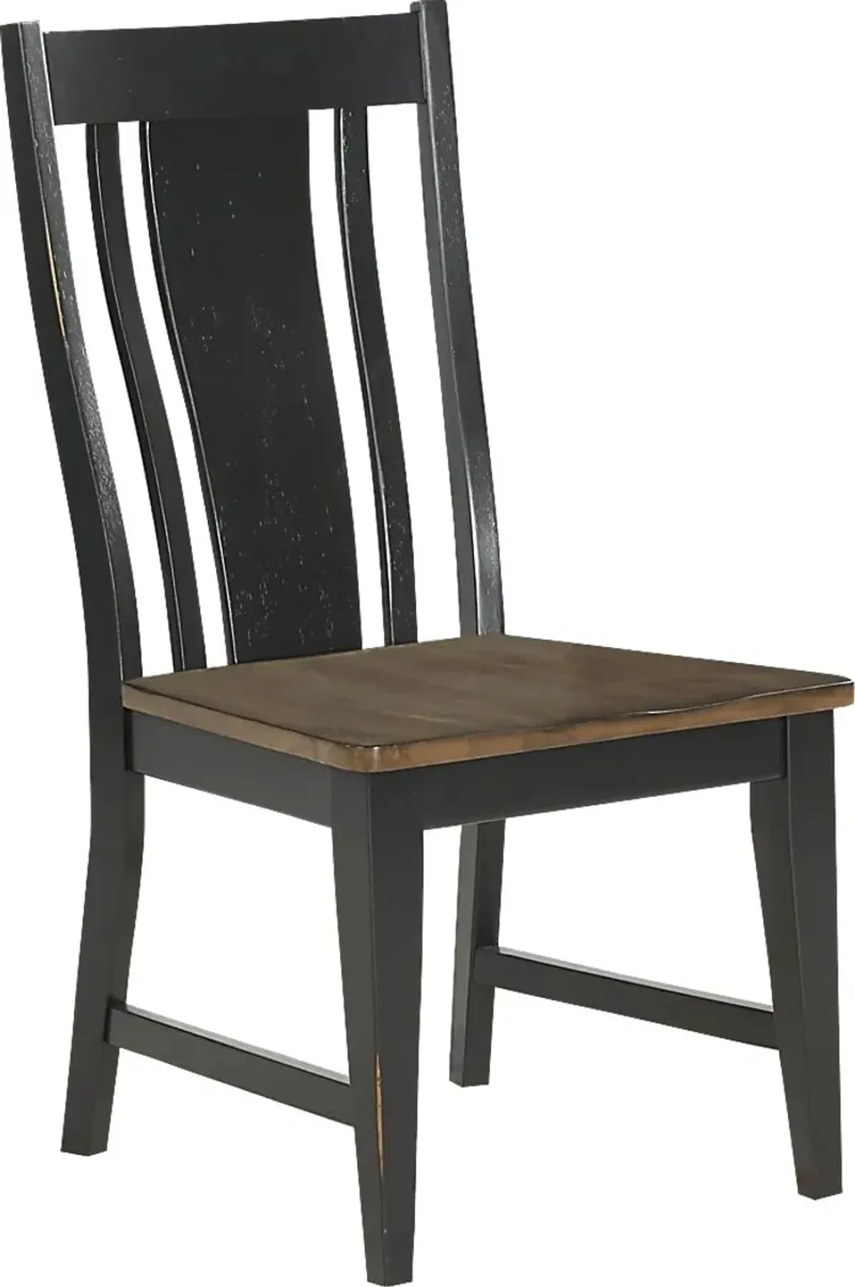 Twin Lakes Black Splat Back Side Chair