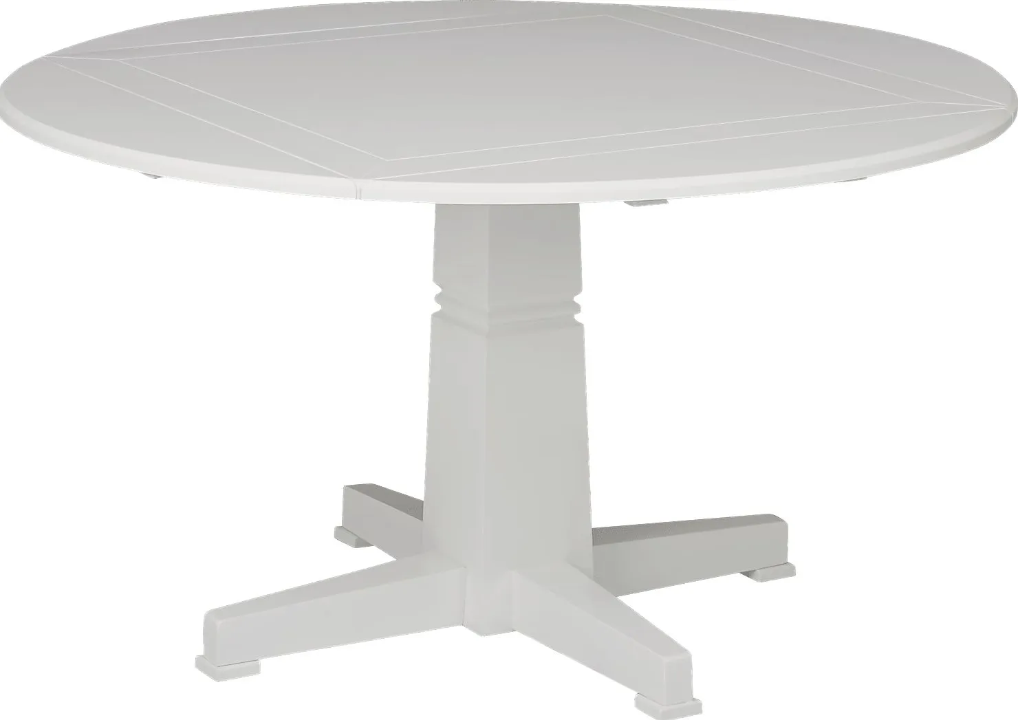 Riverdale White Round Dining Table