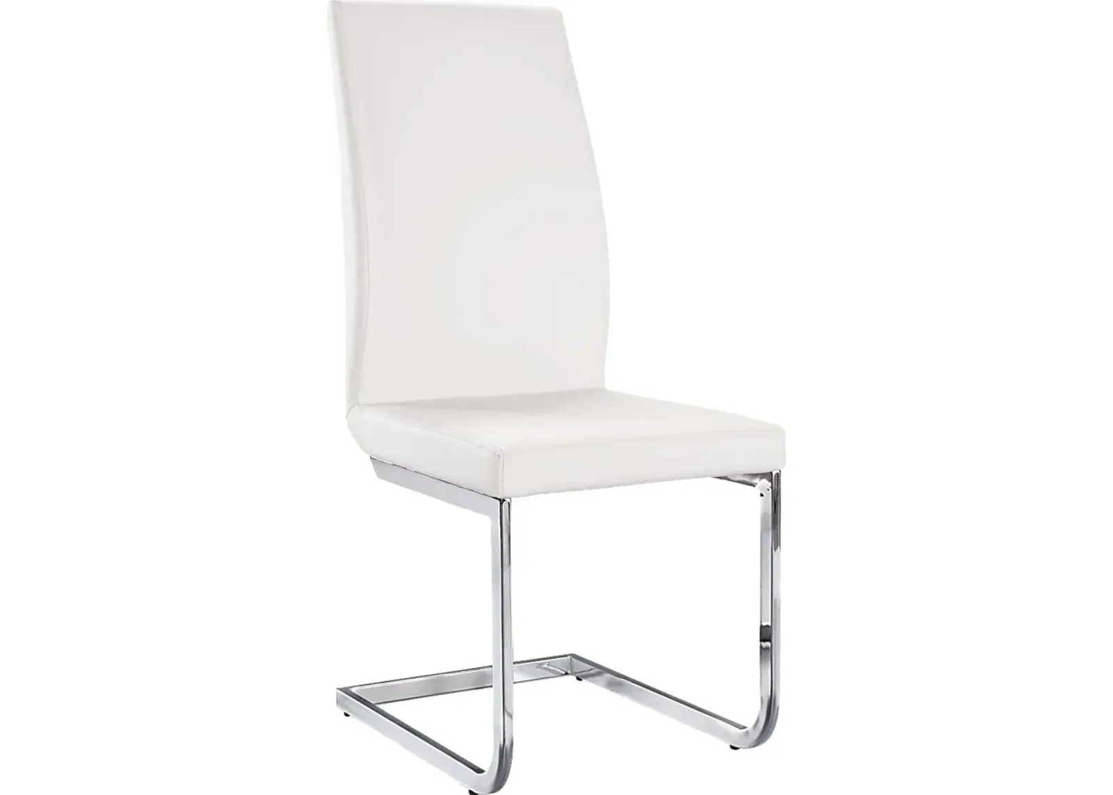 Tria White Side Chair