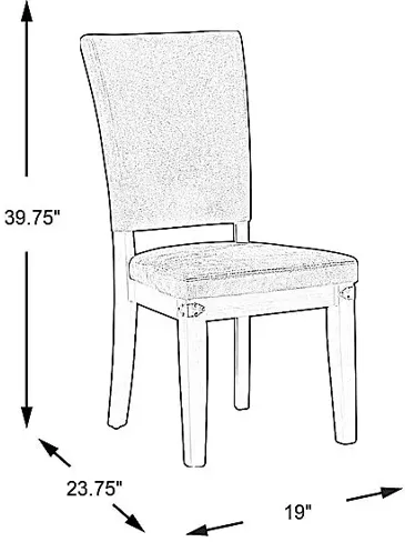 Red Hook Black Upholstered Side Chair by Rooms To Go