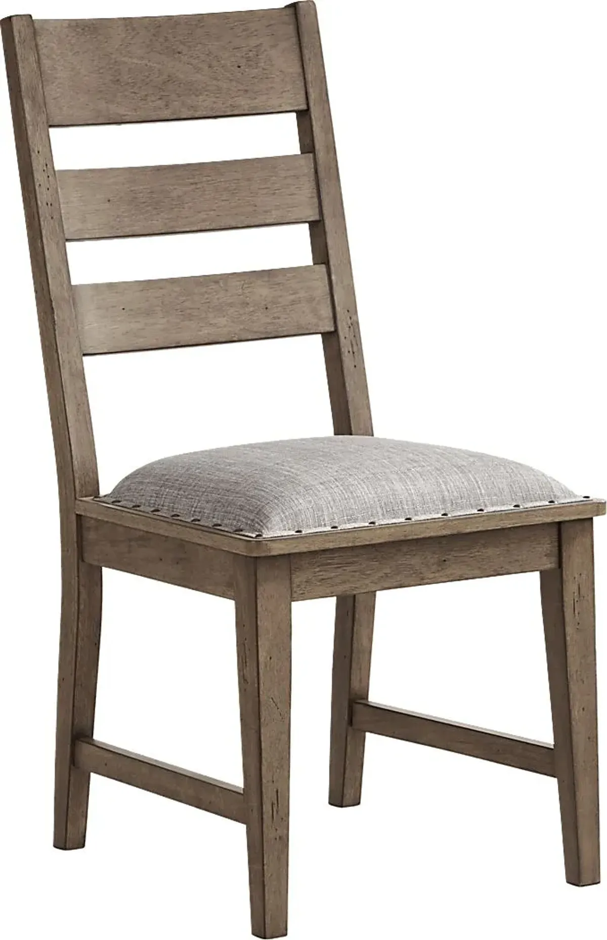 Hazelnut Woods Brown Ladder Back Side Chair