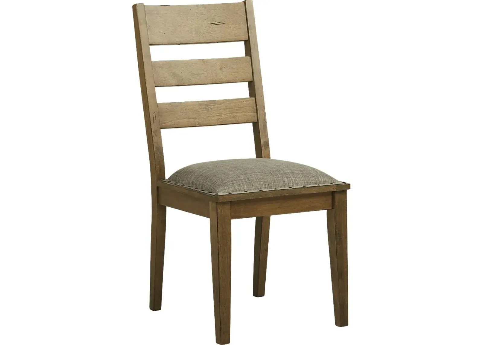 Hazelnut Woods Brown Ladder Back Side Chair