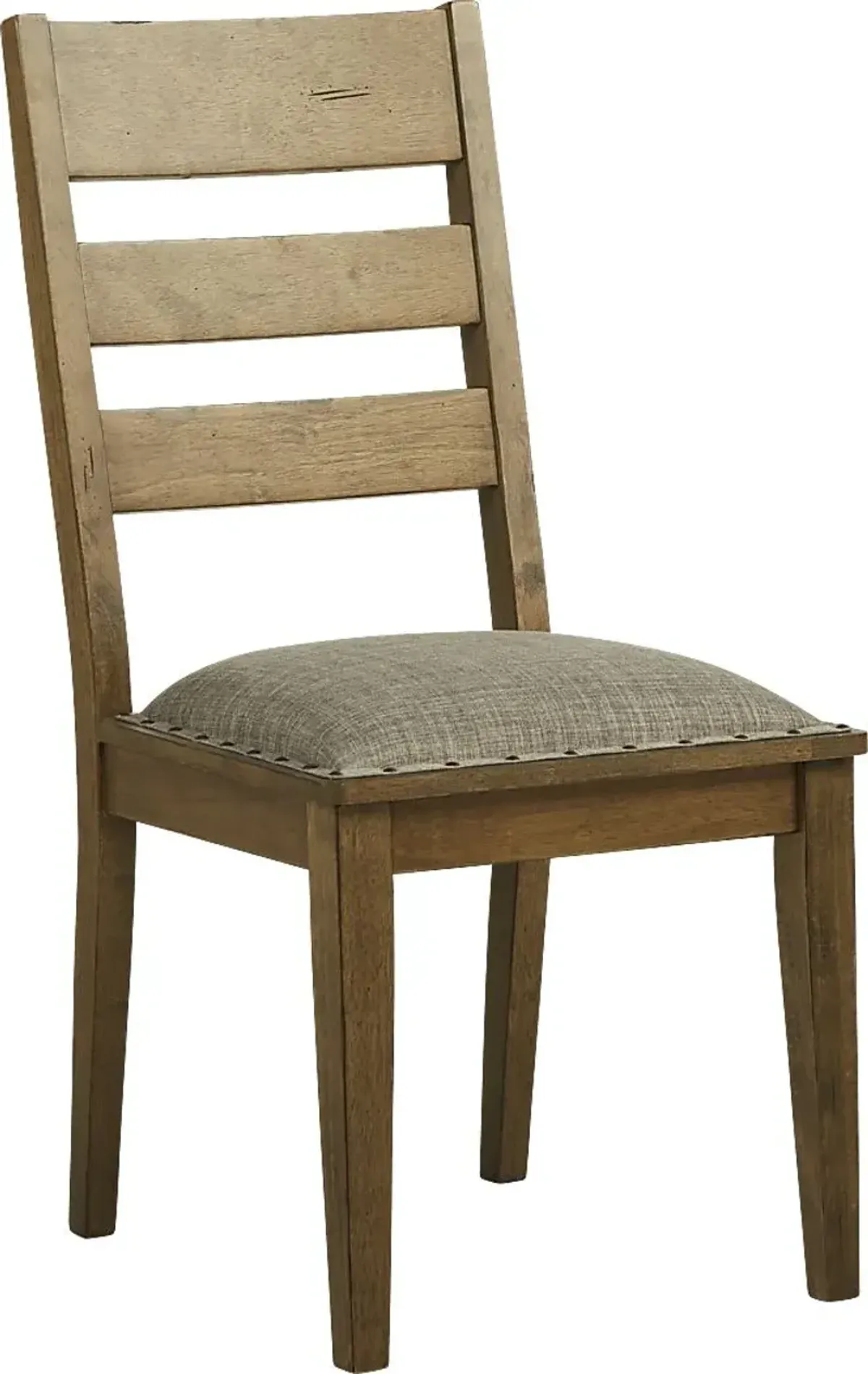 Hazelnut Woods Brown Ladder Back Side Chair