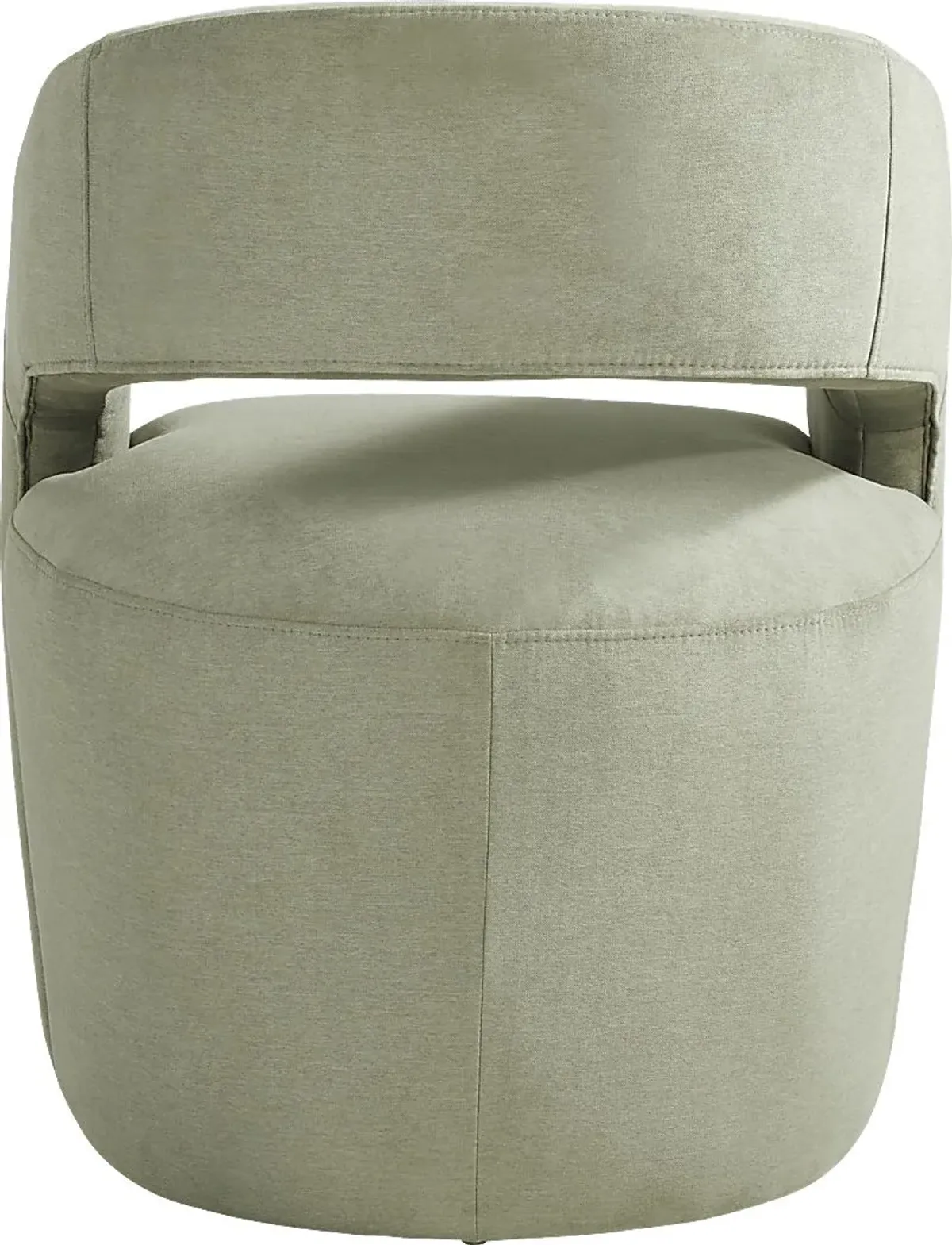 Kendall Natural 5 Pc 59" Round Dining Room with Sage Cascade Park Arm Chairs