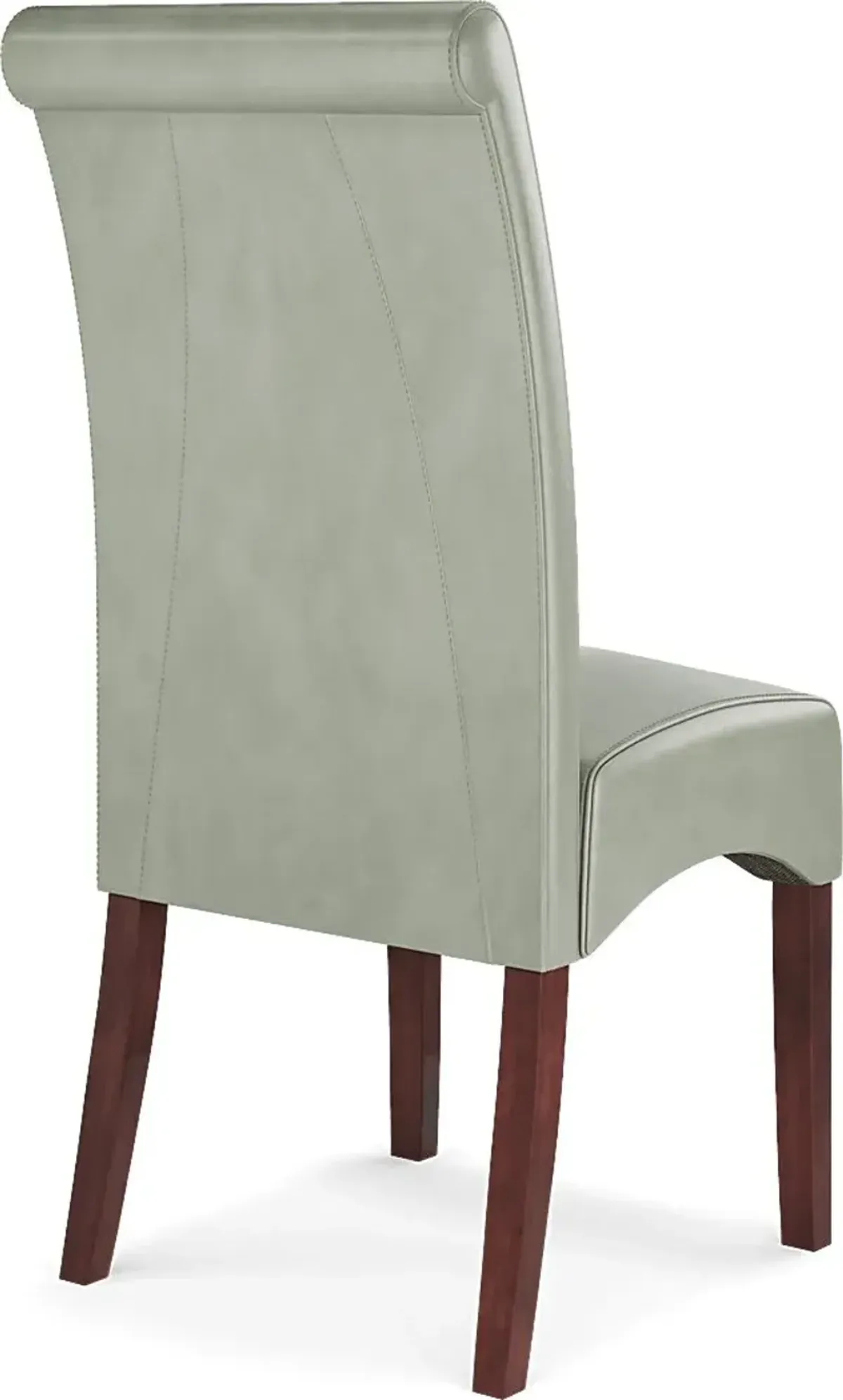 Watercolor Green Side Chair