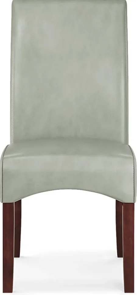 Watercolor Green Side Chair