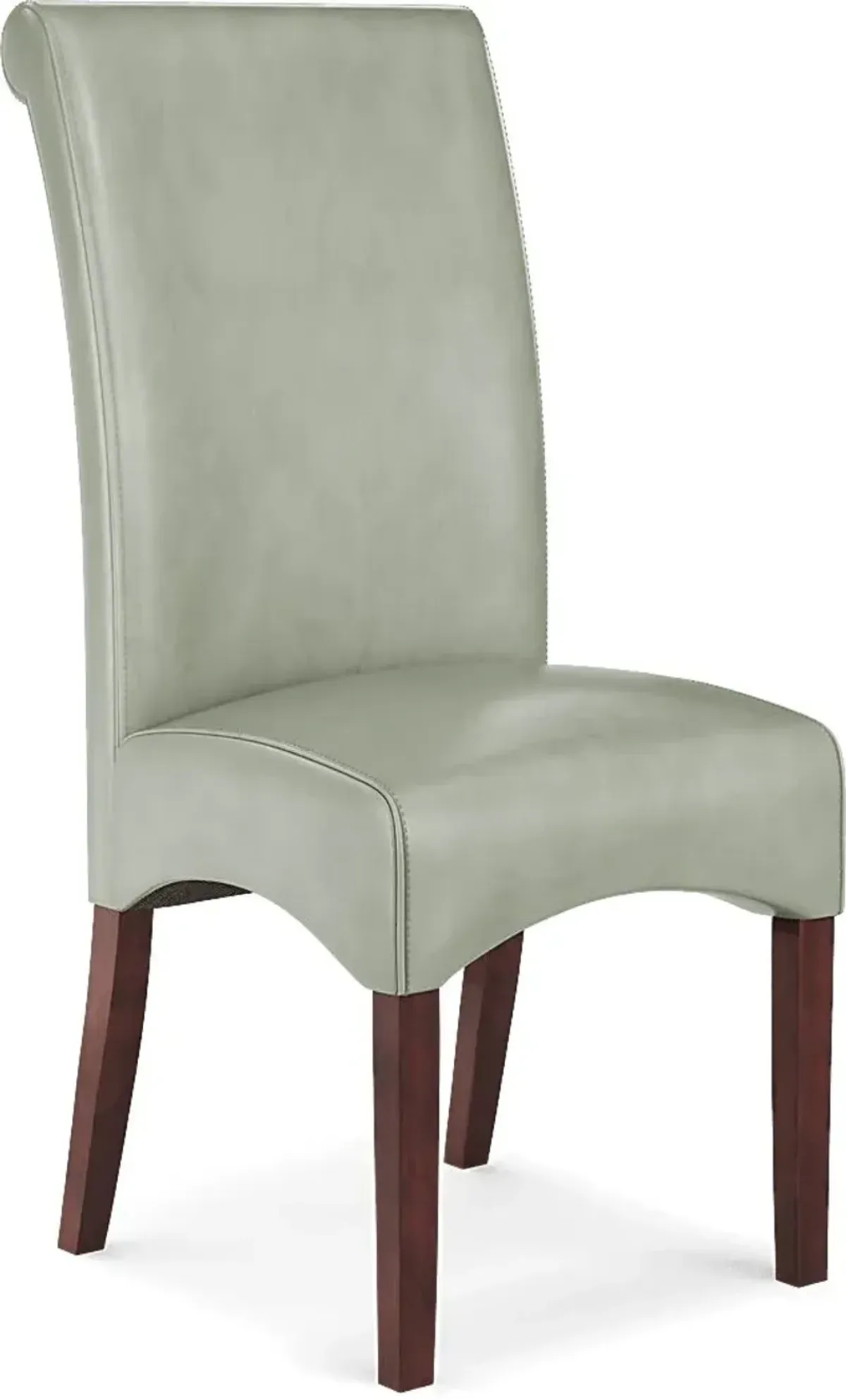 Watercolor Green Side Chair