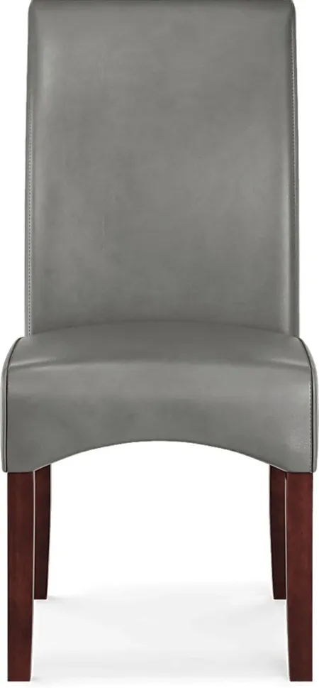 Watercolor Charcoal Side Chair