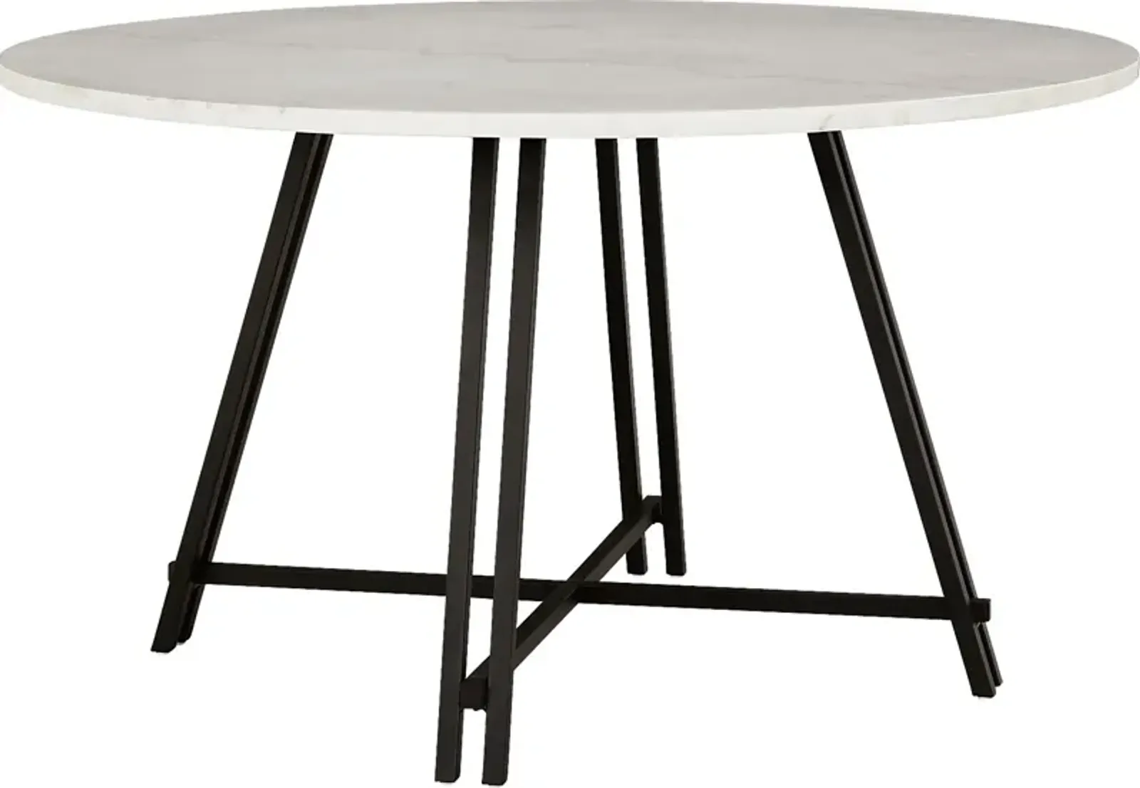 Soraya Street Dining Table with Black Base