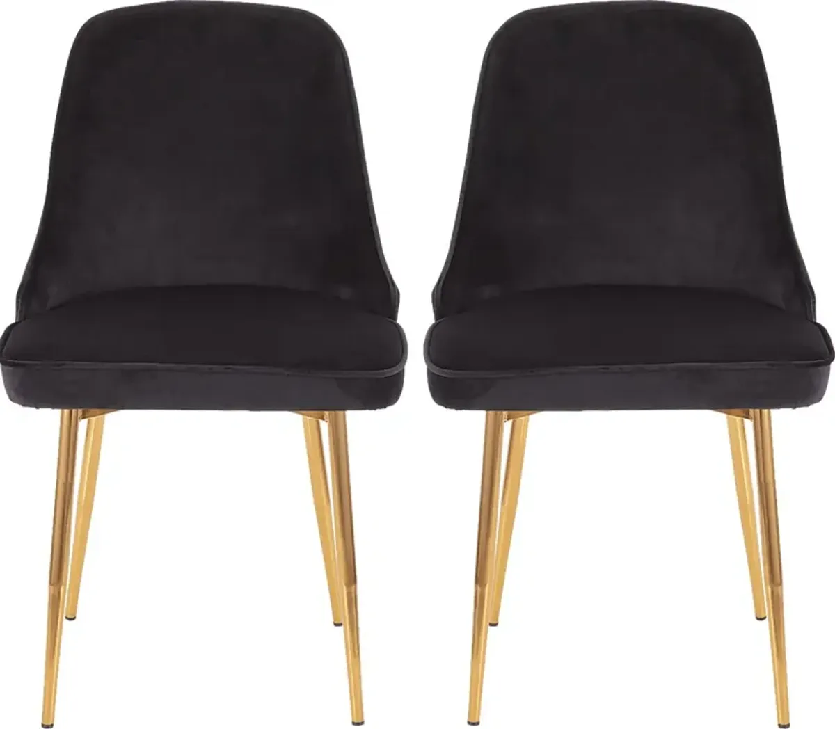 Clovis Black Dining Chair, Set of 2