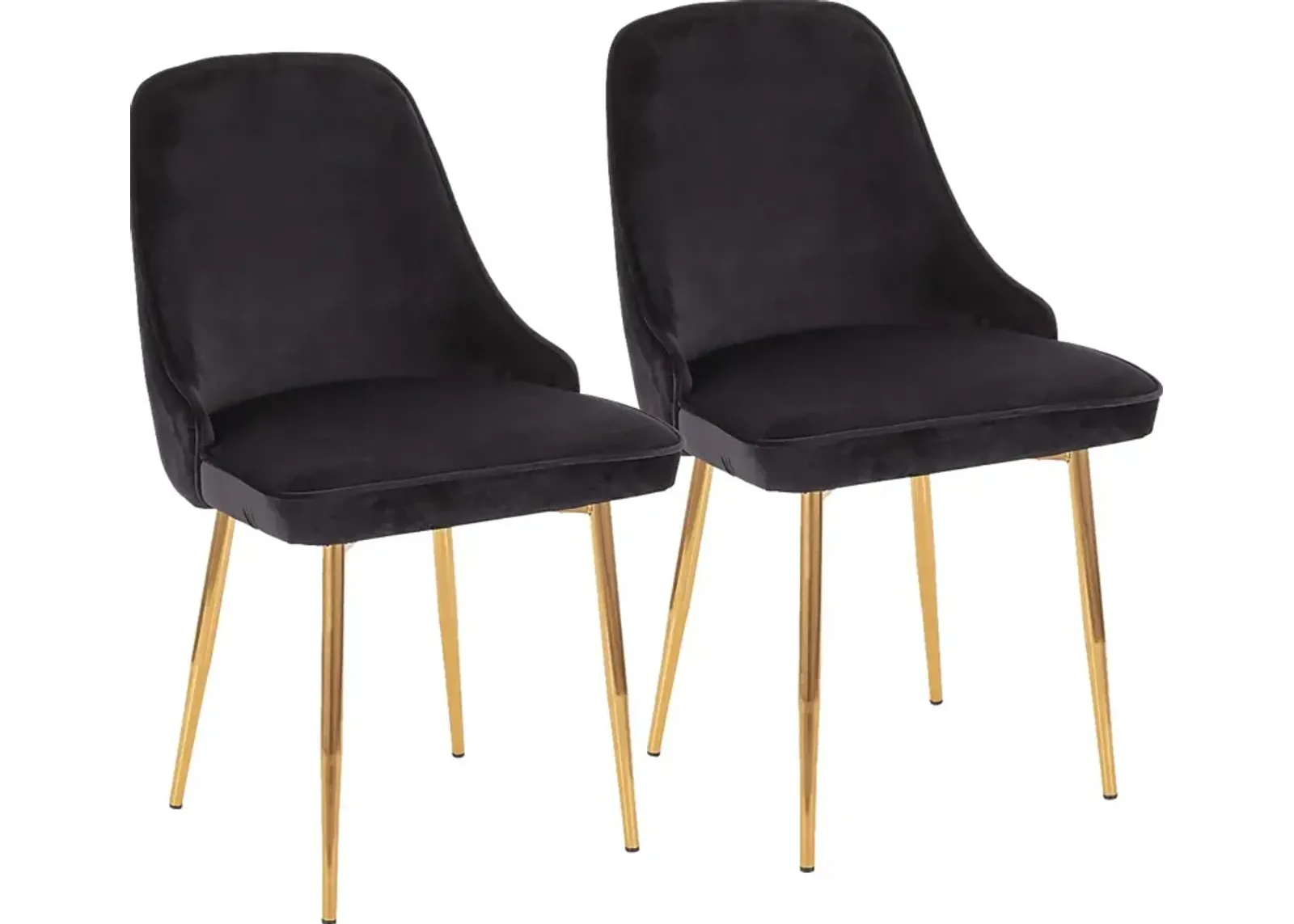 Clovis Black Dining Chair, Set of 2