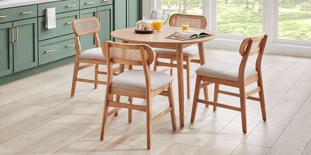 Watertown Natural 5 Pc Round Dining Room