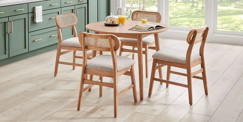 Watertown Natural 5 Pc Round Dining Room