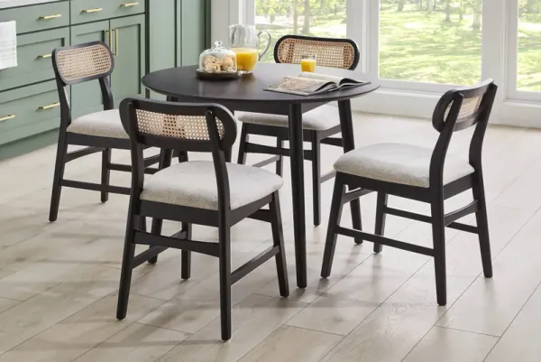 Watertown Black 5 Pc Round Dining Room