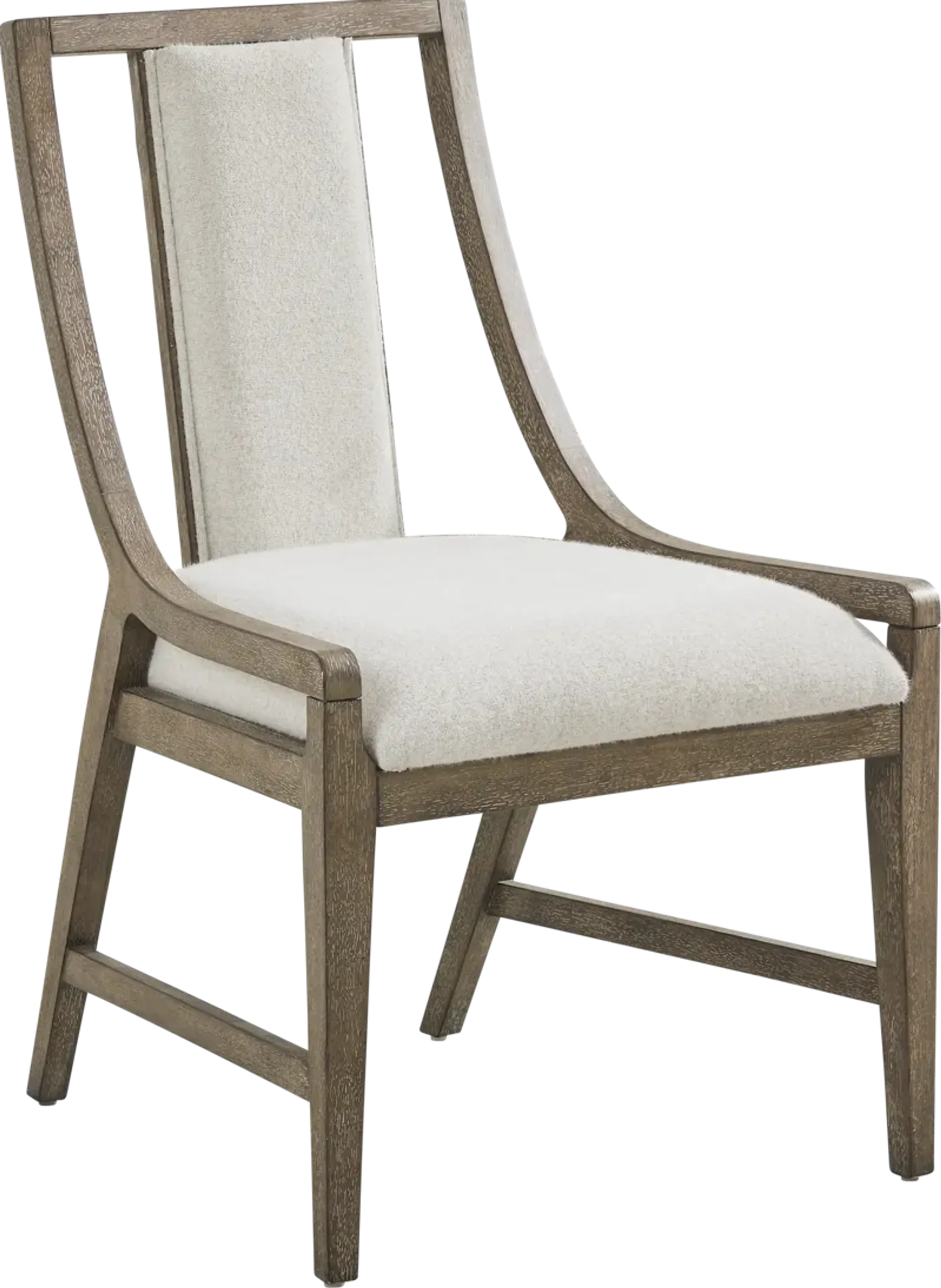 Sausalito Brown Upholstered Wood Back Side Chair Rooms To Go ...