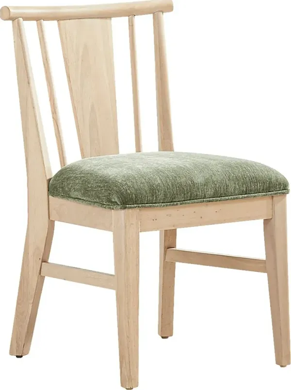 Julian Natural Spindle Back Side Chair