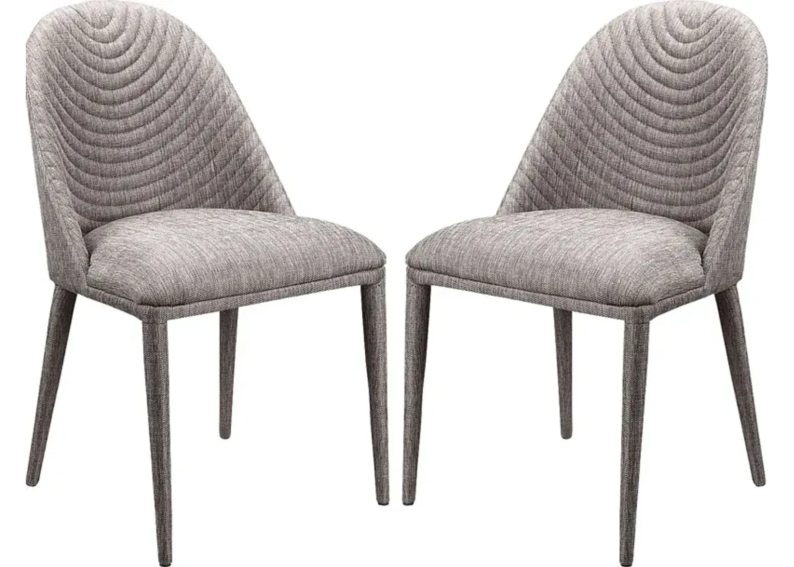 Zelrich Gray Dining Chair (Set of 2)