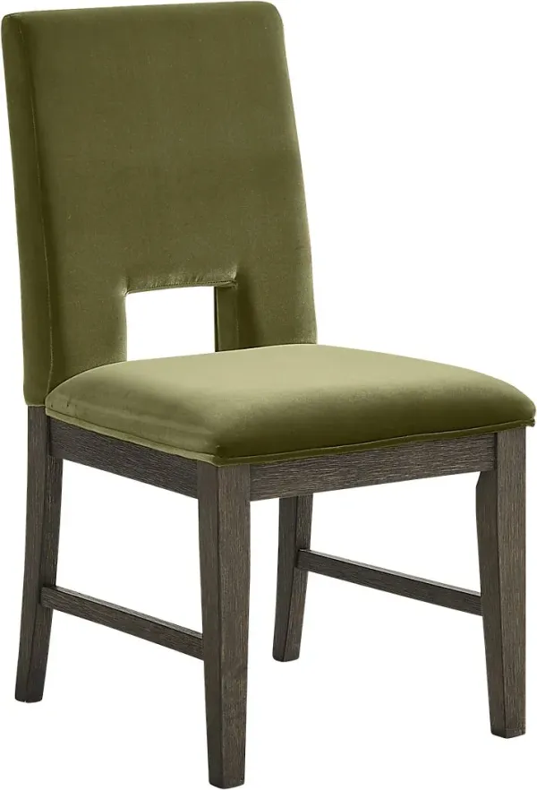 Angelica Green Side Chair
