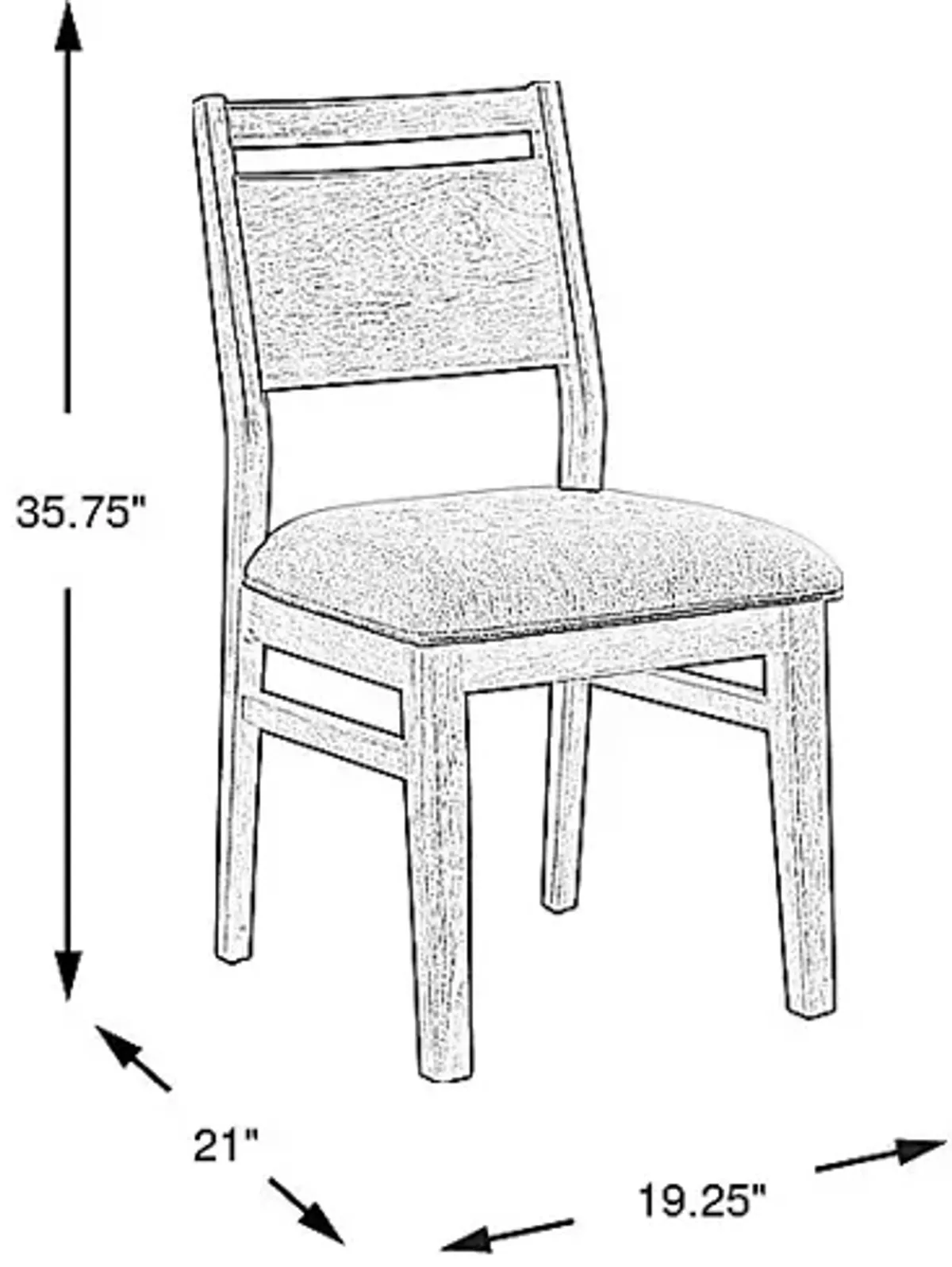 Surrey Ellis Brown Panel Back Chair