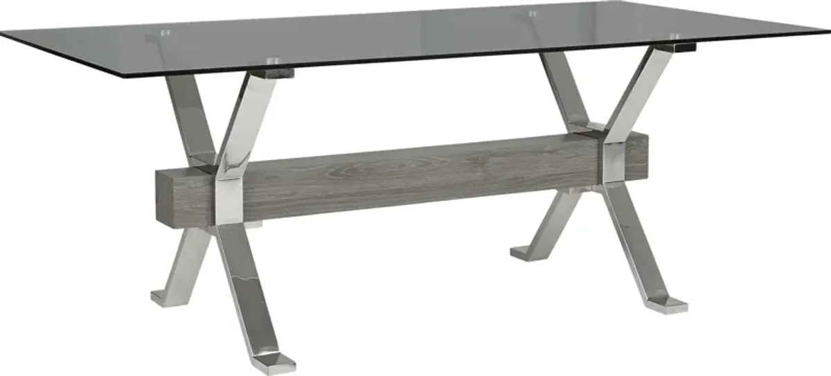 Wyndhall Chrome Rectangle Table