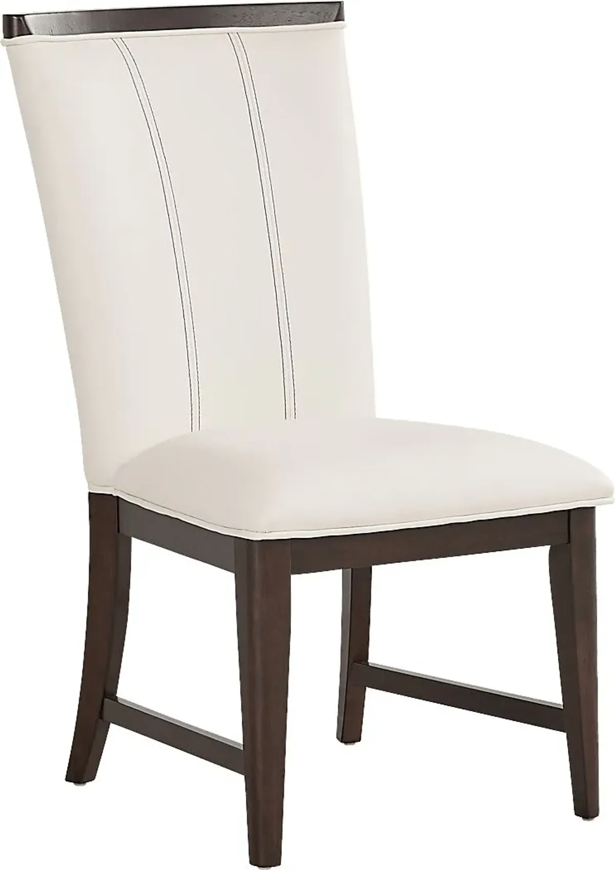 Elko Falls White Upholstered Side Chair