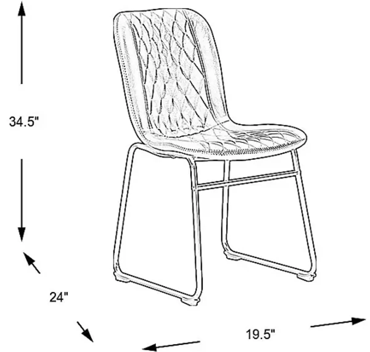 Remi Brown Side Chair