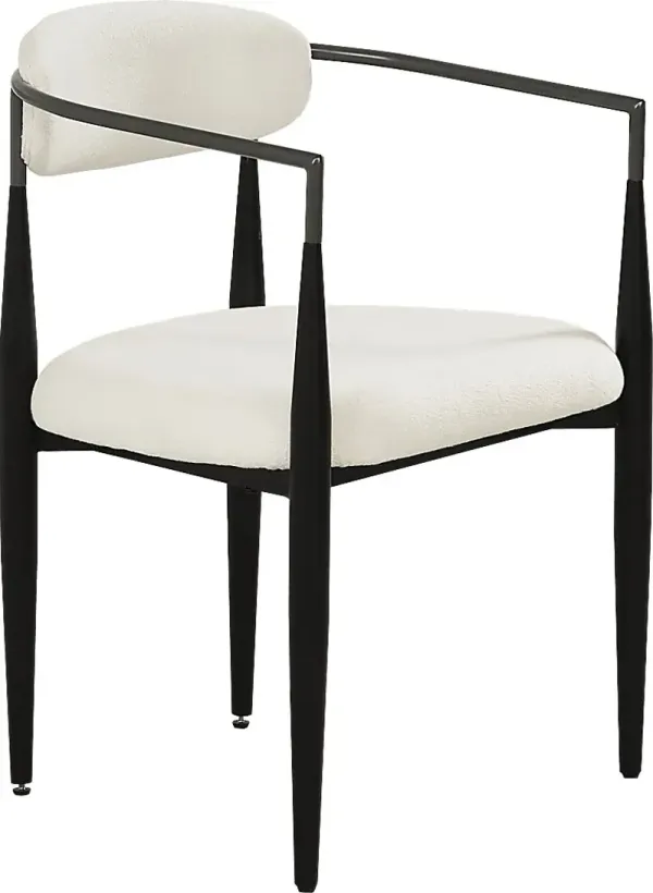 Grayhill White Upholstered Side Chair